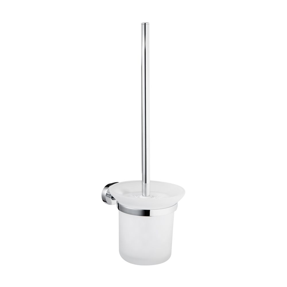 BISK Go escobilla de baño atornillado cromo 07027
