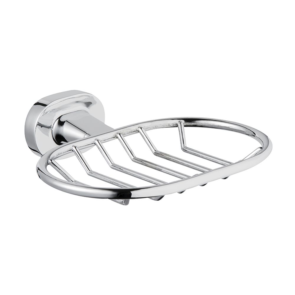 BISK Go jabonera de pared cromo 07028