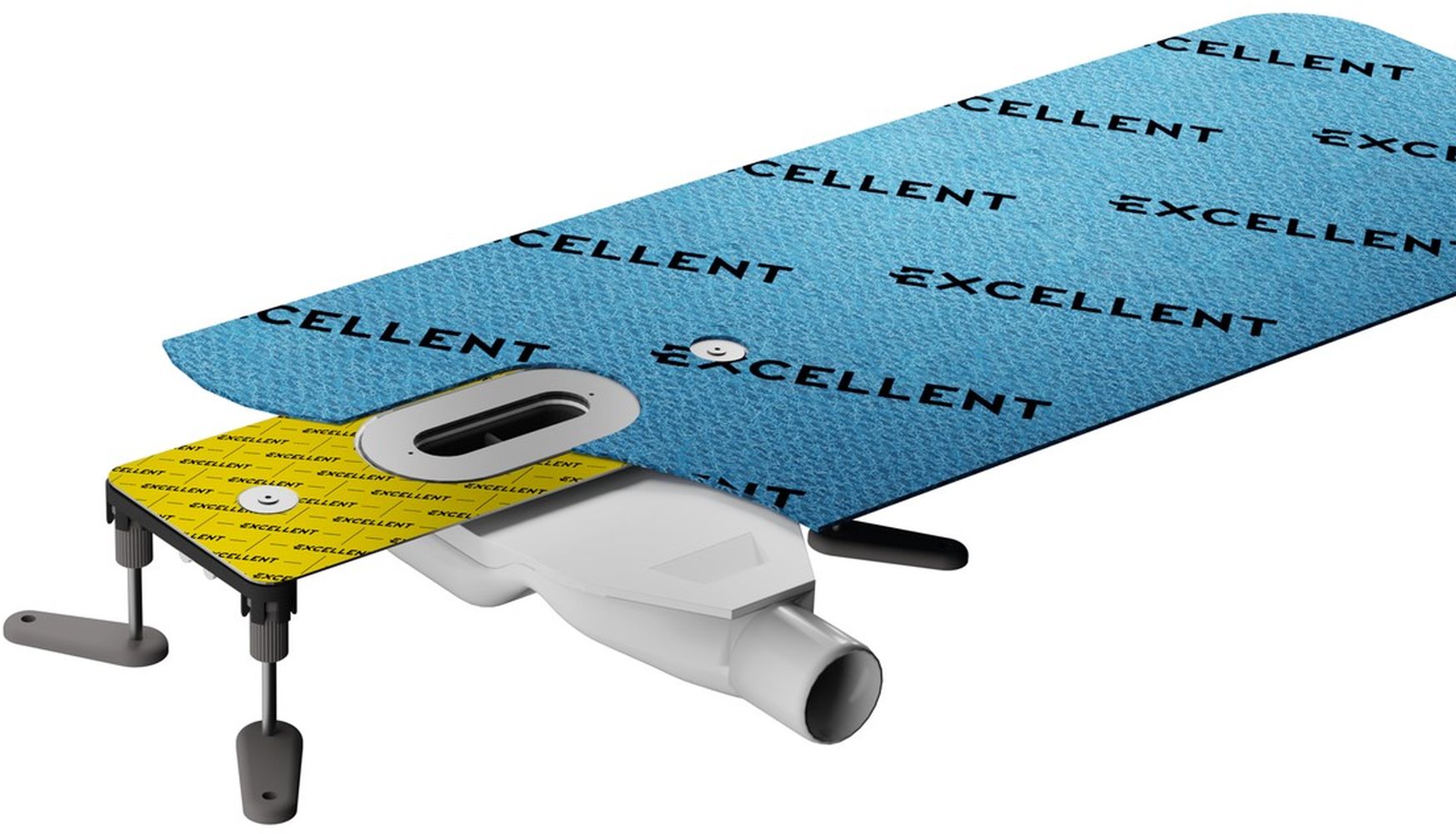 Excellent Stilio base de desagüe lineal 70 cm INEX.1525.B01