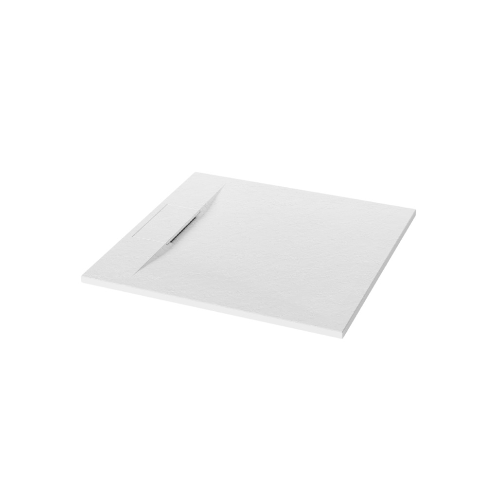 Invena Alvero plato de ducha cuadrado 80x80 cm blanco AK-7B-808
