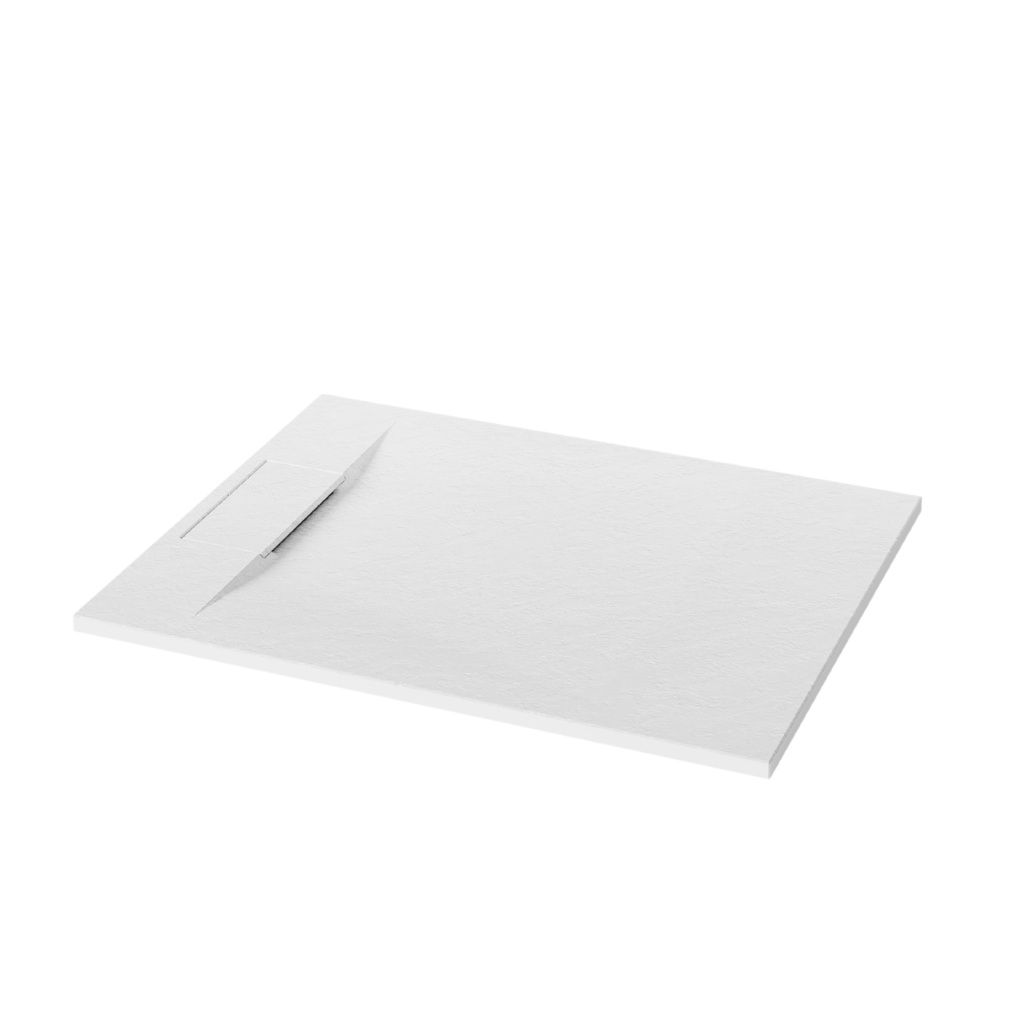 Invena Alvero plato de ducha rectangular 100x90 cm blanco AK-7B-910