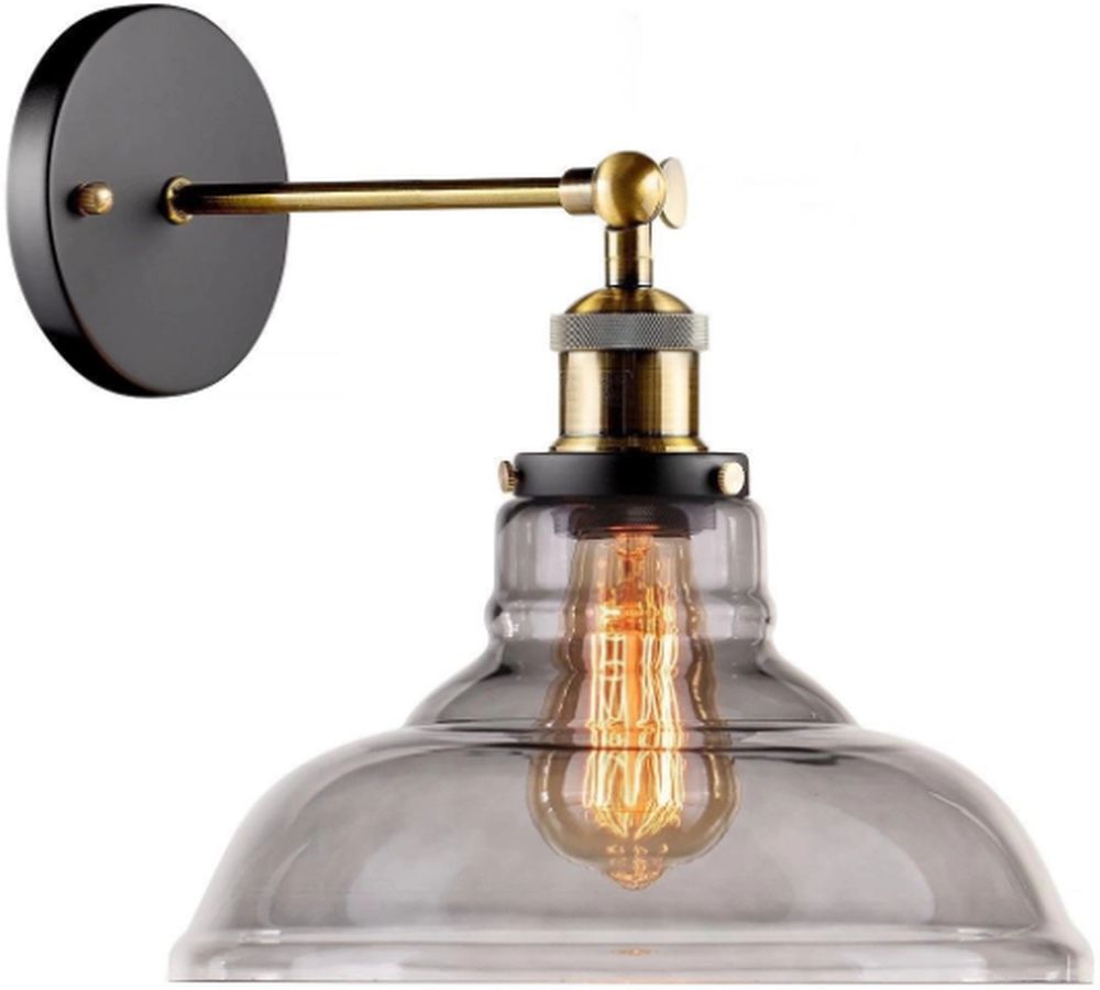 Altavola Design New York Loft lámpara de pared 1x40 W latón-ahumado LA040/W_smoky