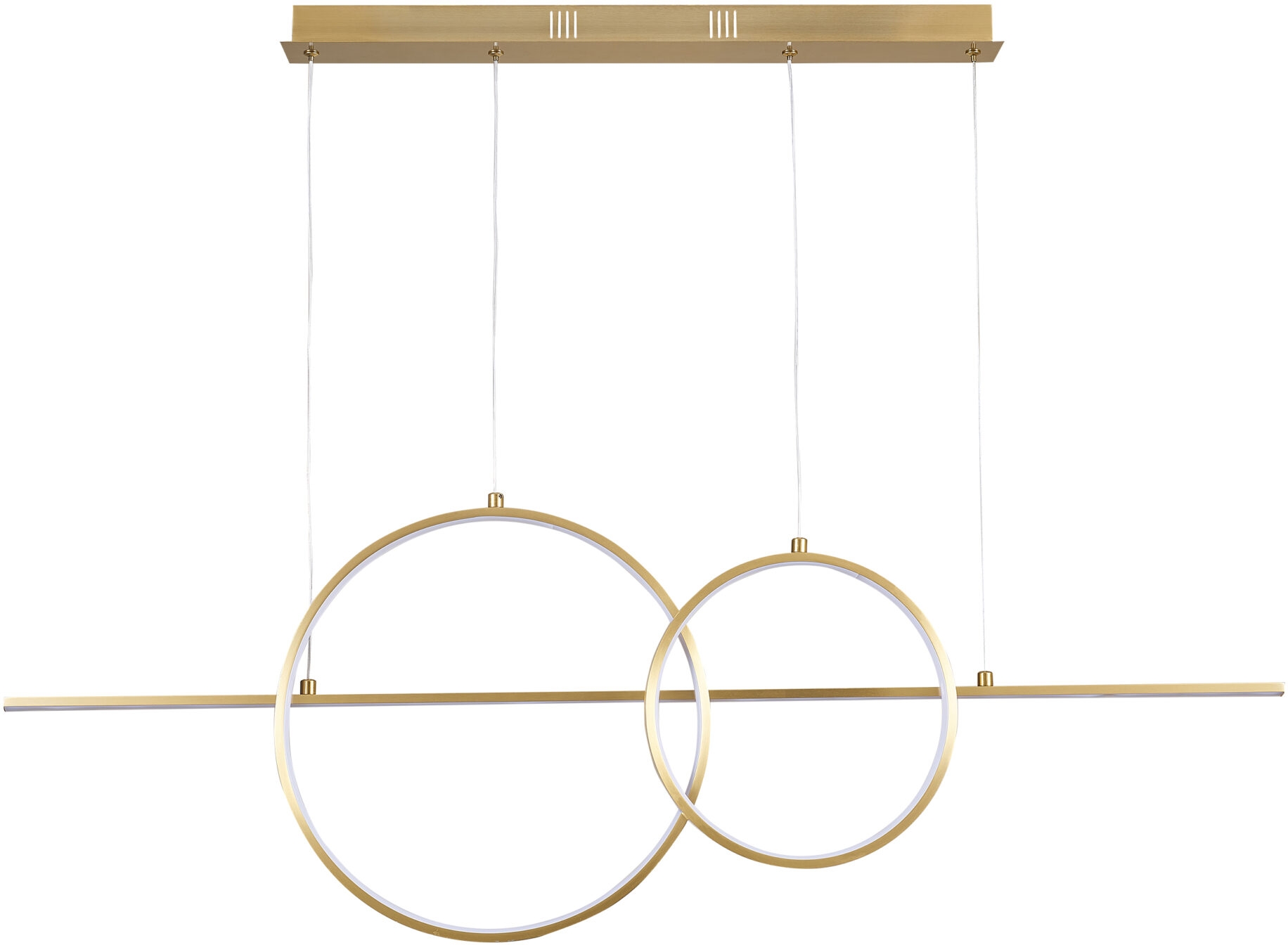 Goldlux Laura lámpara colgante 1x42 W oro 331809