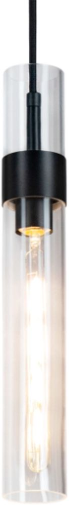 Altavola Design Pure lámpara colgante 1x6 W negro-transparente LA013/P