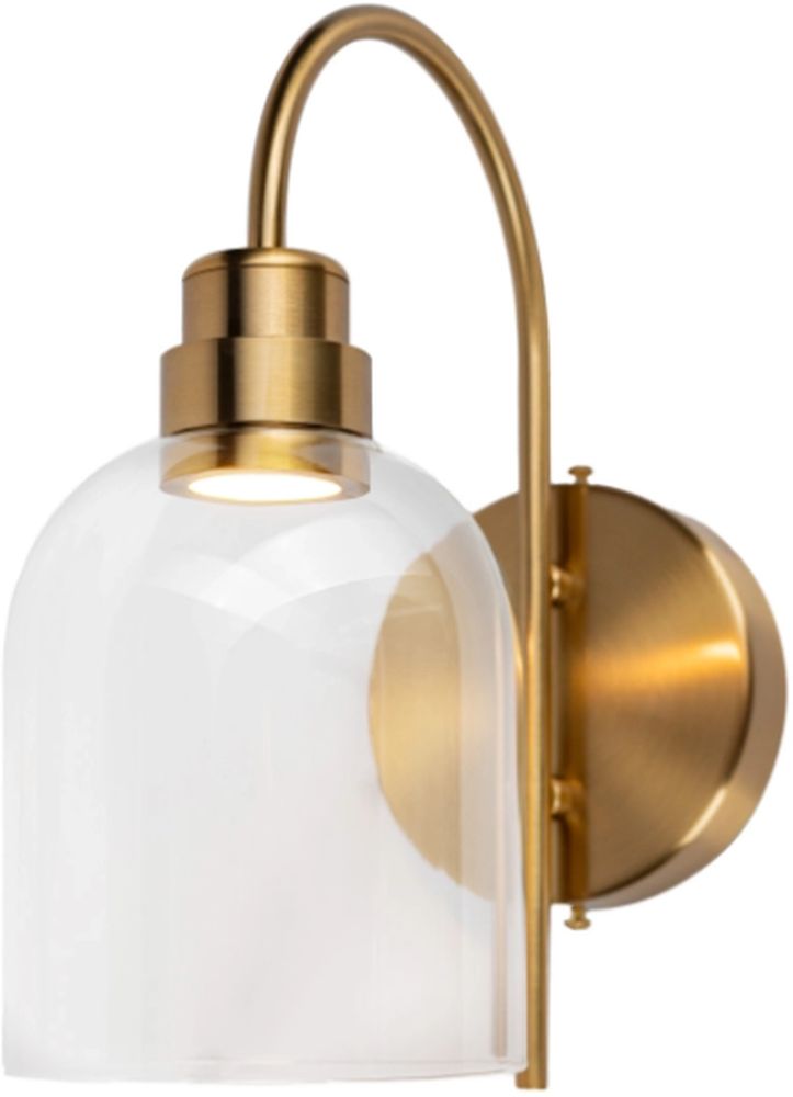 Altavola Design Polar lámpara de pared 1x7 W transparente-oro LA019/W_clear