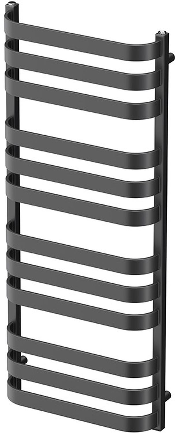 LaVita Scala radiador de baño toallero 126.5x53 cm negro 5904194693220