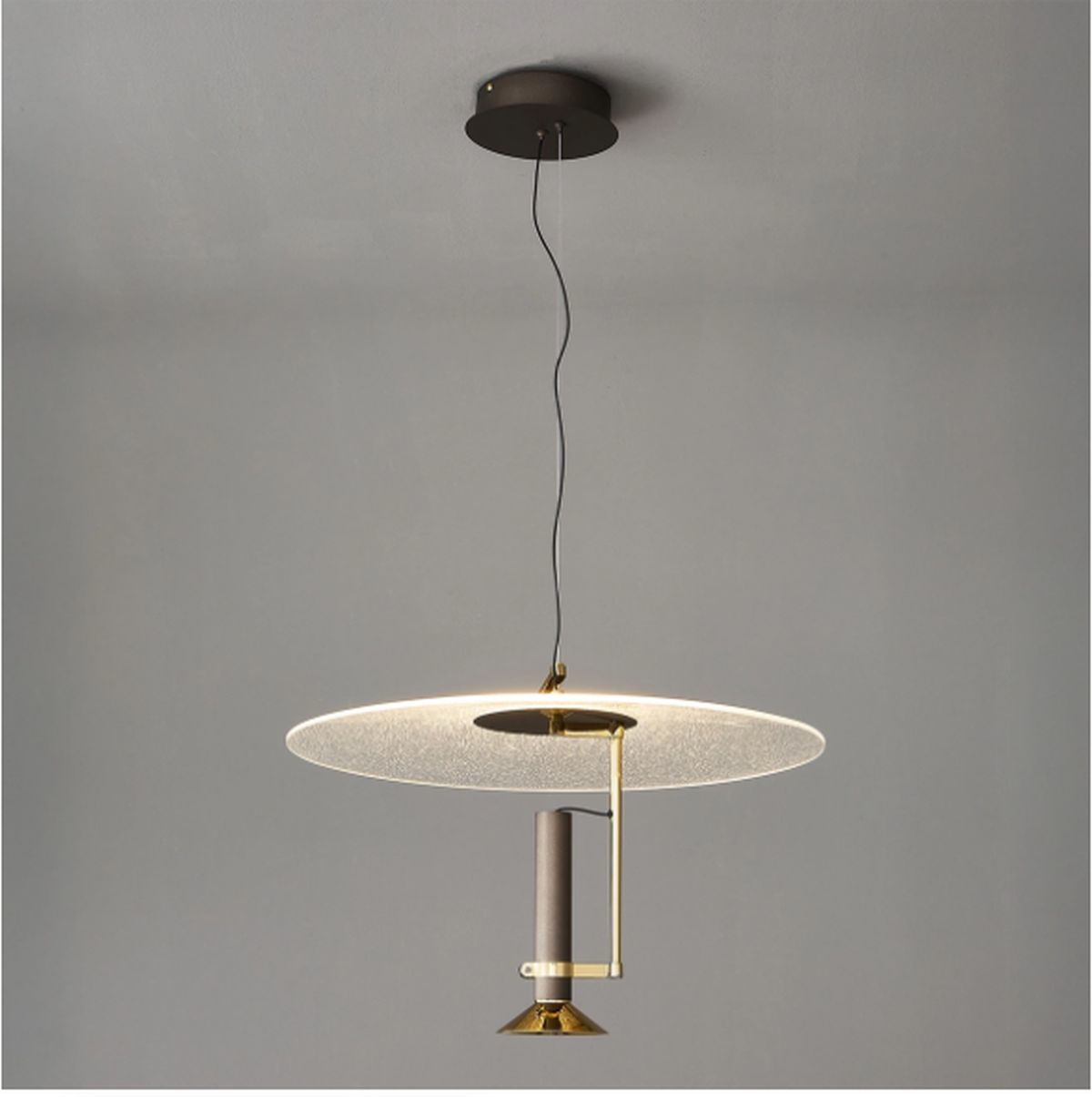 Altavola Design Fanora lámpara colgante 1x28 W transparente-marrón LA105/P