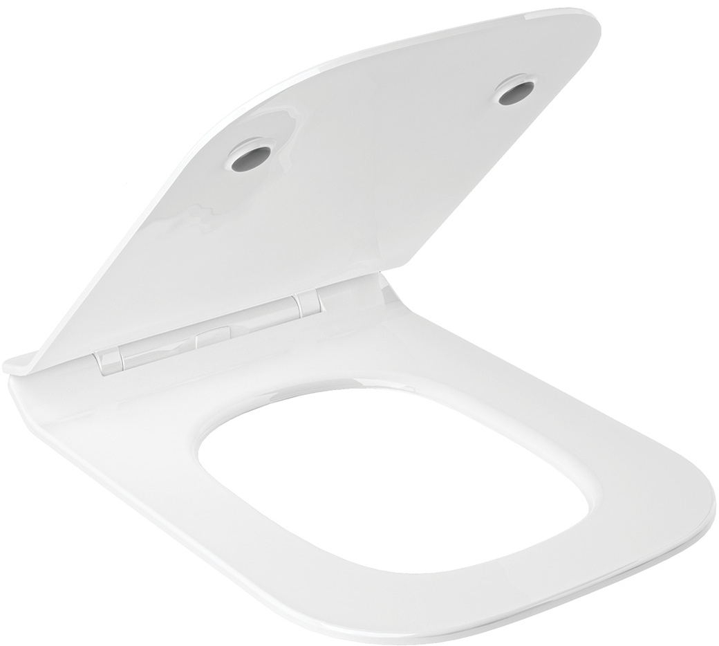 Kludi Resa C tapa de inodoro de cierre suave blanco 28WCS43