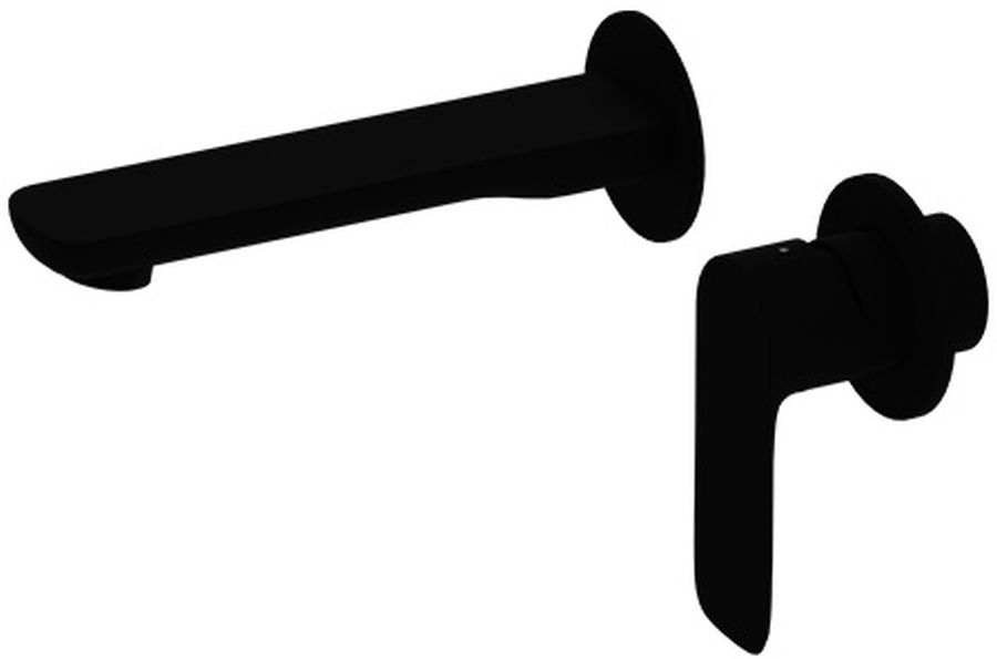 LaVita Spark grifo para lavabo empotrado negro 5900378341246