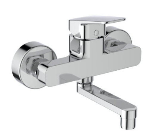 Ideal Standard Ceraplan grifo para lavabo a pared cromo BD241AA