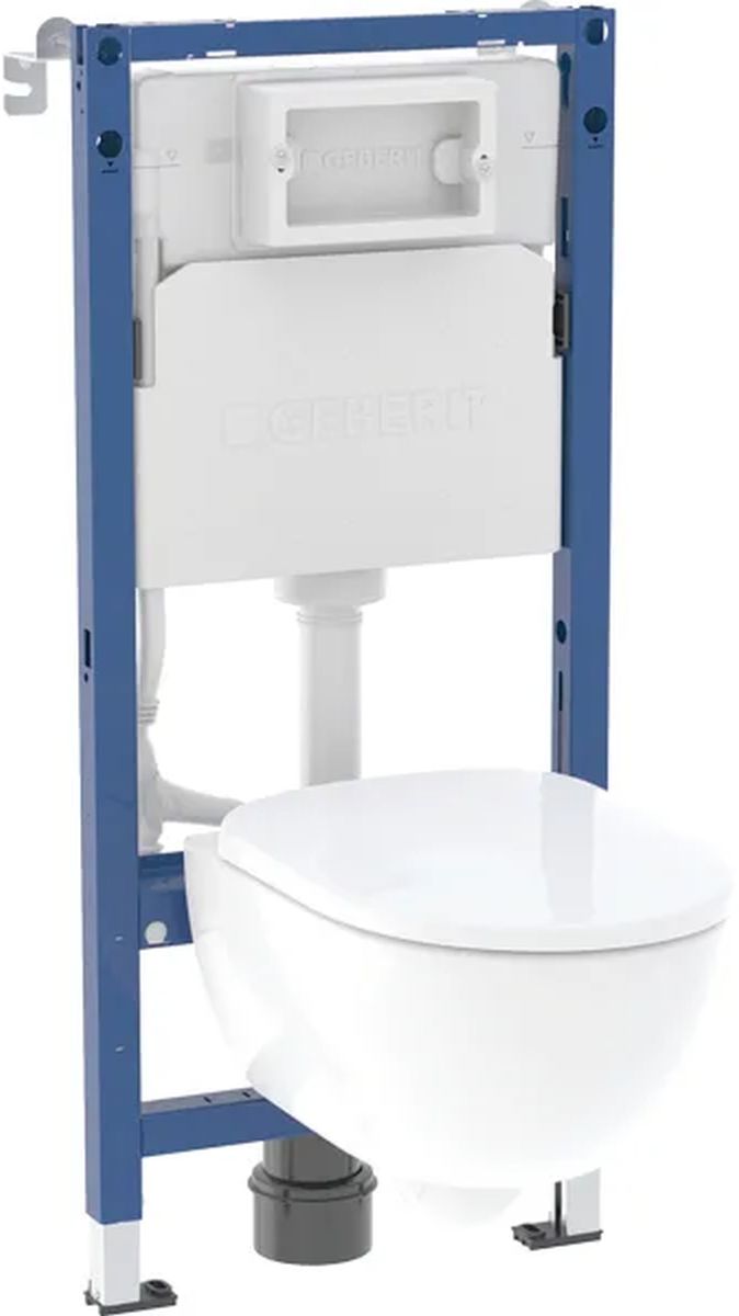 Geberit Duofix Basic conjunto marco para inodoro + taza + tapa 118.347.00.3