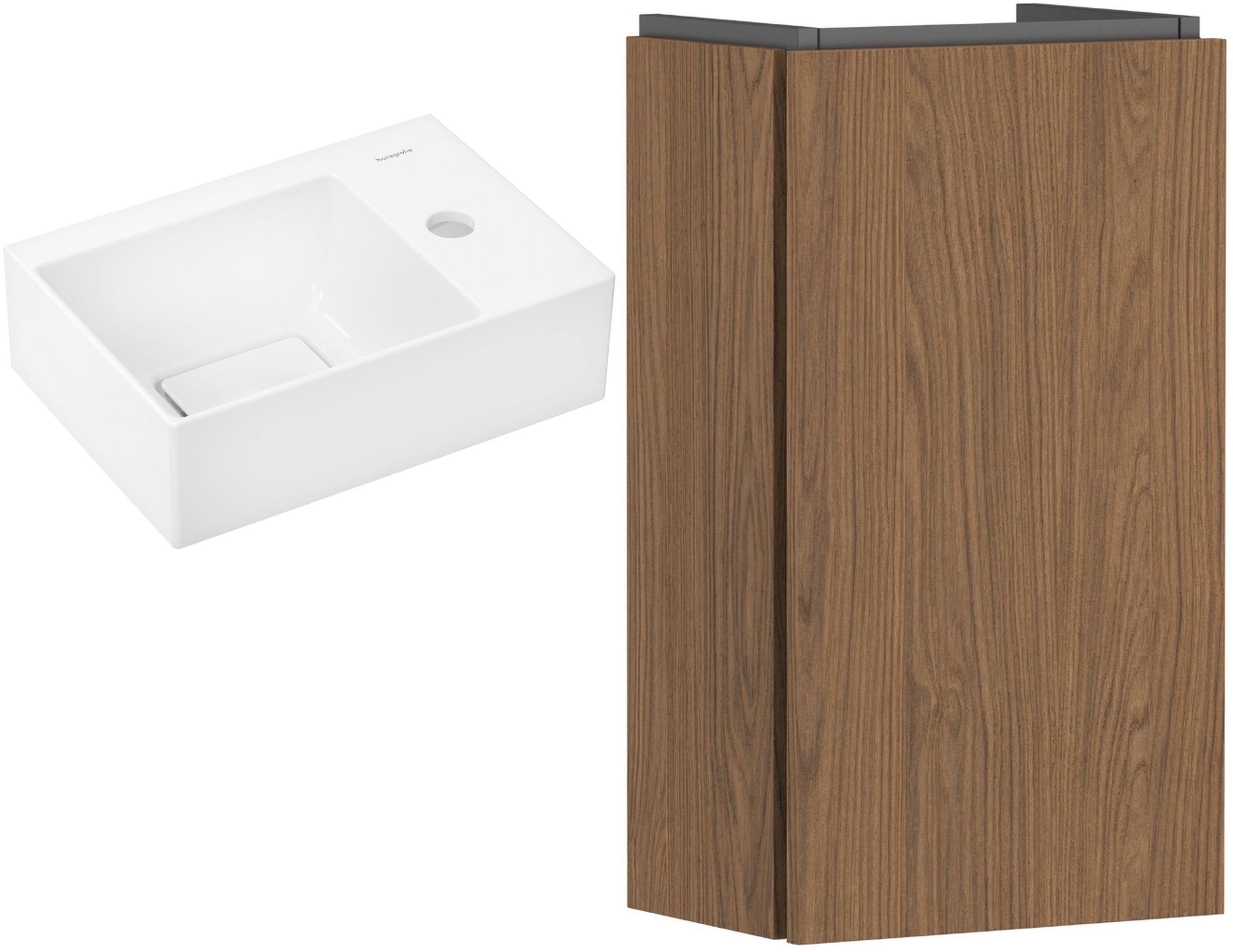 Conjunto armario Hansgrohe Xilesa E 54244550, lavabo Hansgrohe Xevolos E 61086450