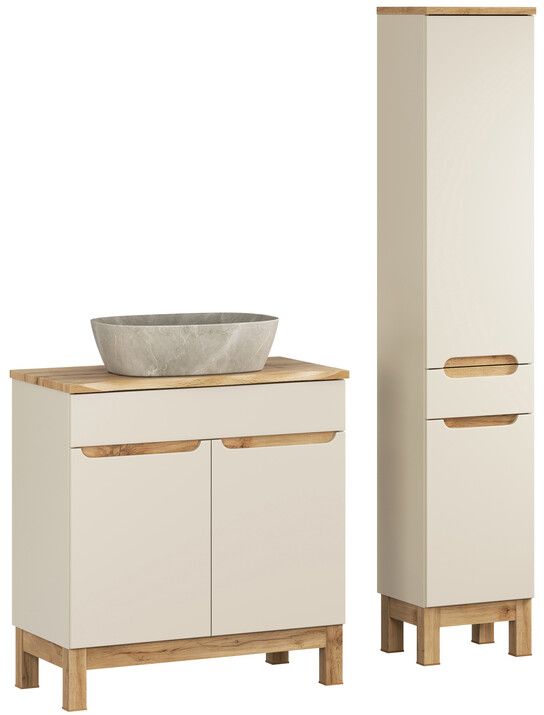 Conjunto armario Comad Bali Cashmere BALI CASHMERE 80-35-2D1S, armario Comad Bali Cashmere BALI CASHMERE 82-80-46-2D, UN-ANNA-MY1, NATURE WOTAN 89-80-46 M