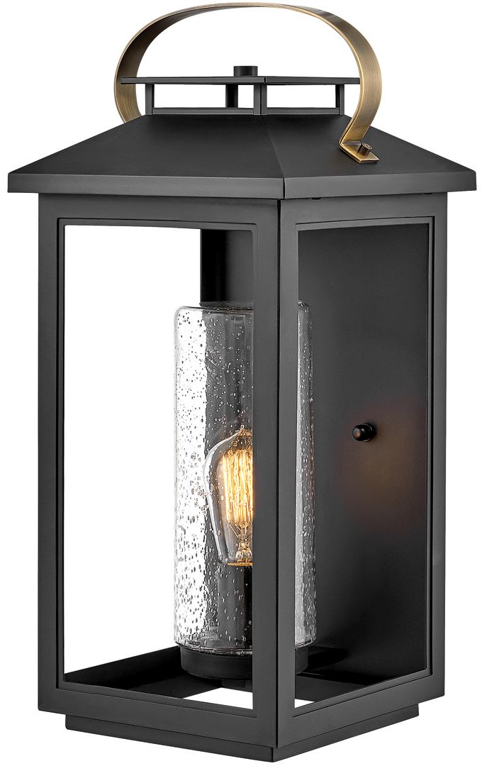 Quintiesse Atwater lámpara de pared para exteriores 1x60 W negro QN-ATWATER-L-BK