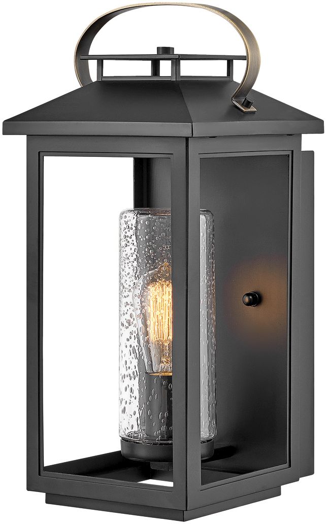 Quintiesse Atwater lámpara de pared para exteriores 1x60 W negro QN-ATWATER-M-BK