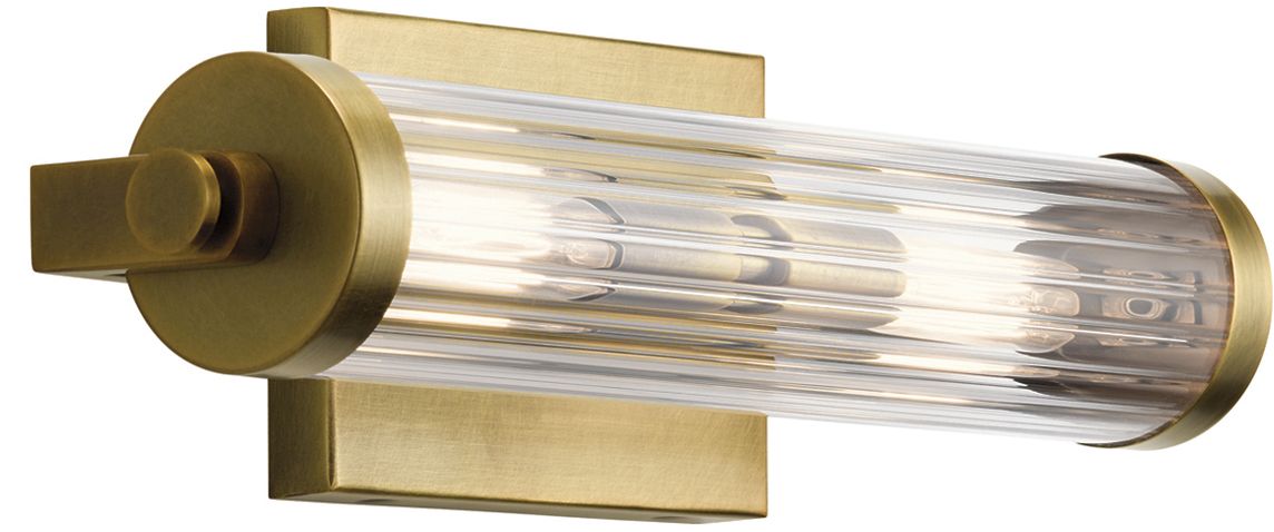 Quintiesse Azores lámpara de pared 2x40 W latón QN-AZORES2-NBR