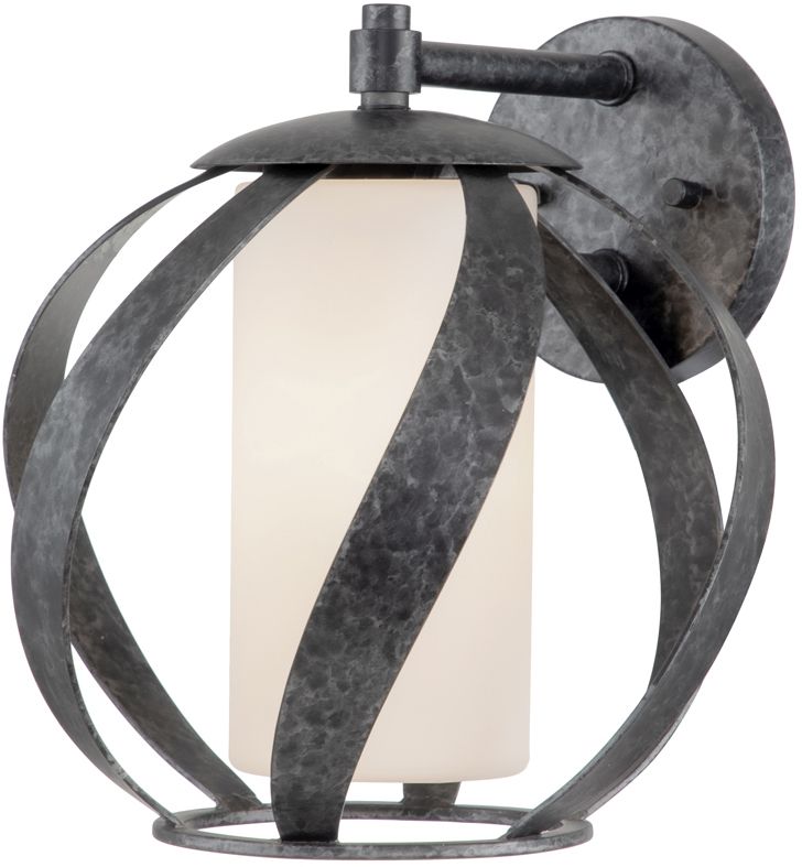 Quintiesse Blacksmith lámpara de pared 1x60 W negro-ópalo QN-BLACKSMITH1-OBK