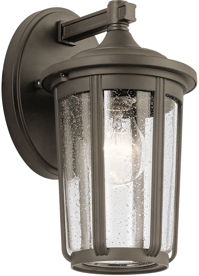 Quintiesse Fairfield lámpara de pared para exteriores 1x60 W transparente-marrón QN-FAIRFIELD-M-OZ