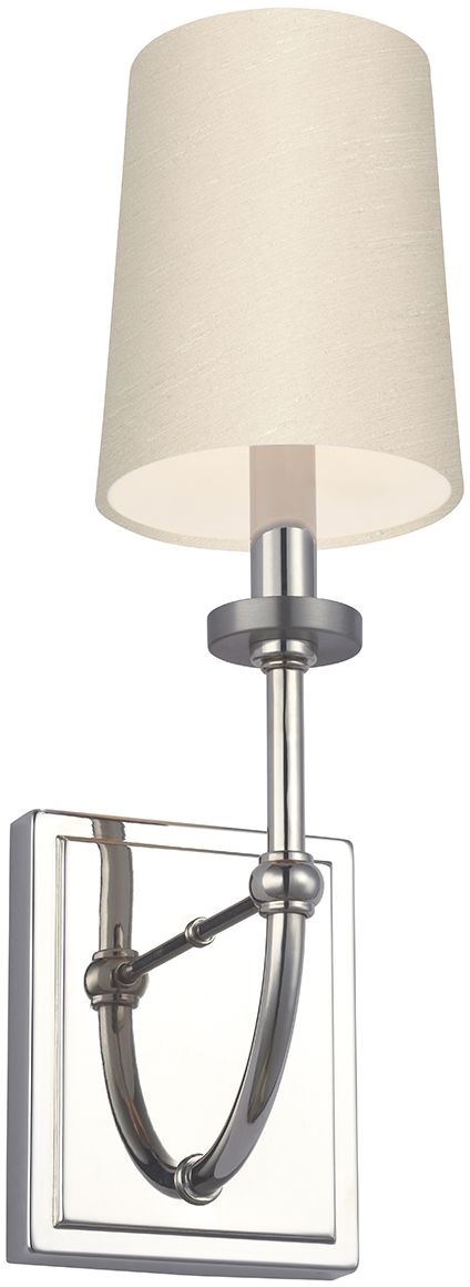 Quintiesse Felixstowe lámpara de pared 1x3 W cromo-crema QN-FELIXSTOWE1-C