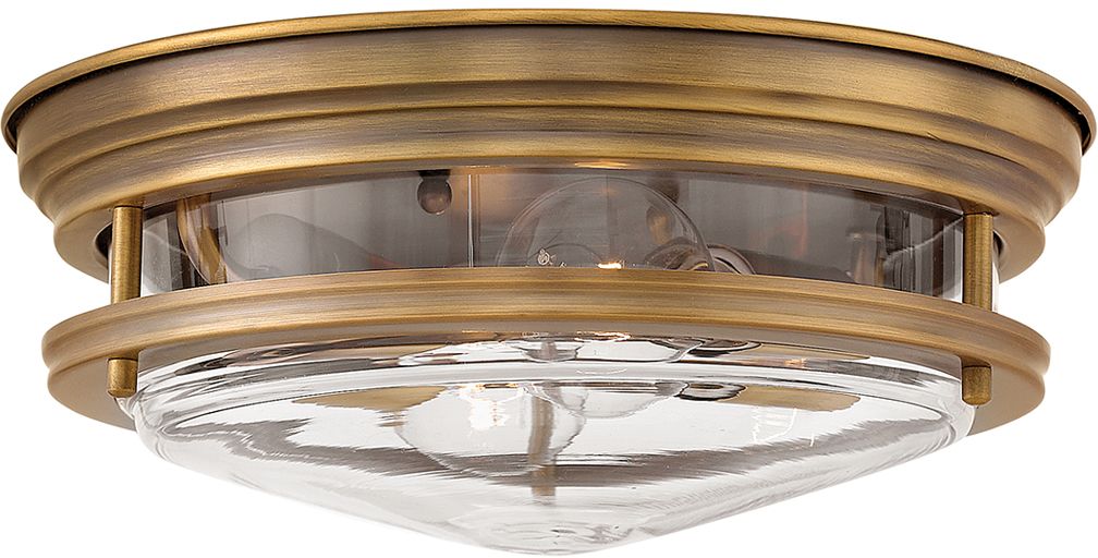 Quintiesse Hadrian lámpara de techo 2x40 W transparente-marrón QN-HADRIAN-FS-BR-CLEAR