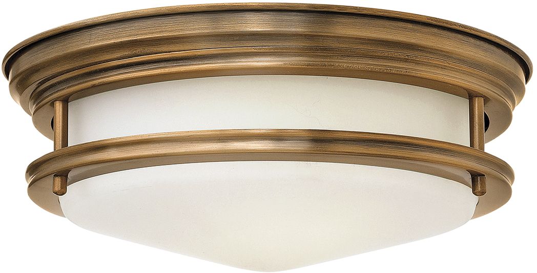 Quintiesse Hadrian lámpara de techo 2x40 W vidrio opalino-marrón QN-HADRIAN-FS-BR-OPAL