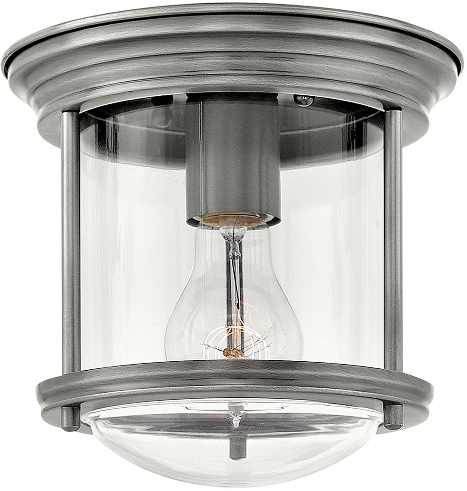 Quintiesse Hadrian lámpara de techo 1x60 W transparente-níquel QN-HADRIAN-MINI-F-AN-CLEAR