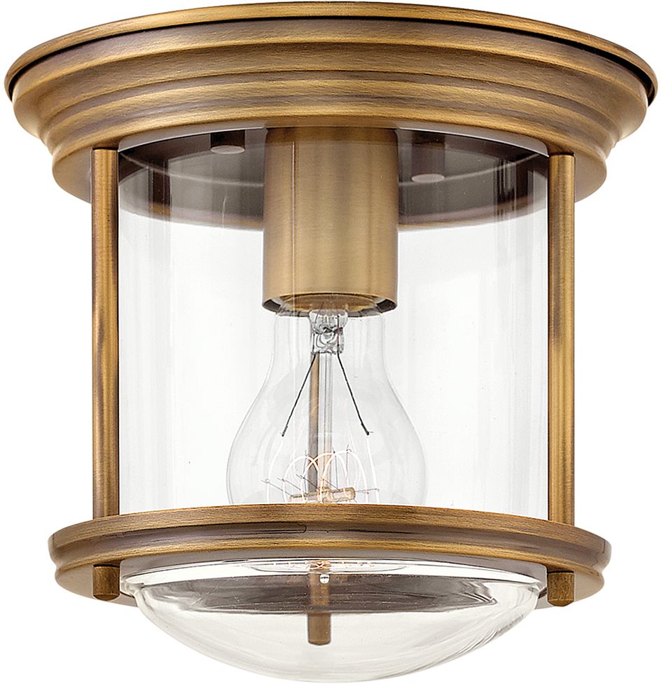 Quintiesse Hadrian lámpara de techo 1x60 W transparente-marrón QN-HADRIAN-MINI-F-BR-CLEAR