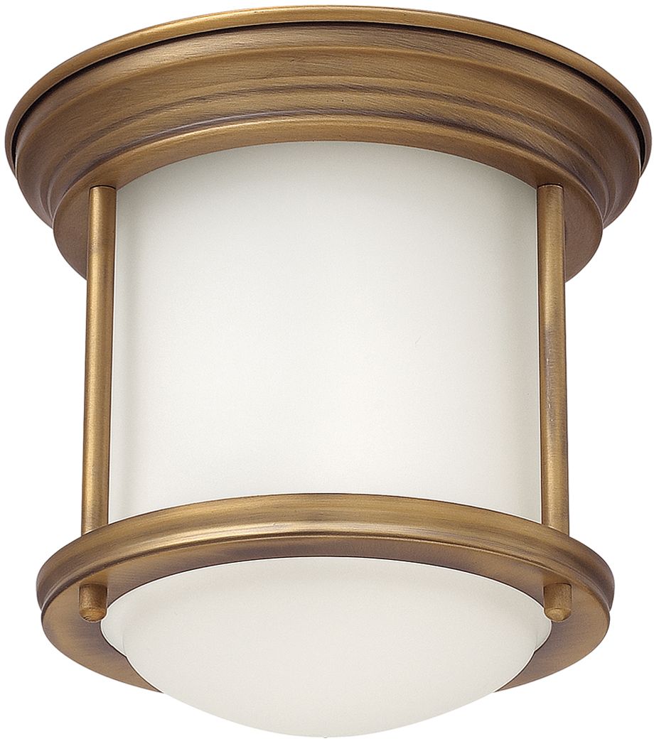 Quintiesse Hadrian lámpara de techo 1x60 W vidrio opalino-marrón QN-HADRIAN-MINI-F-BR-OPAL