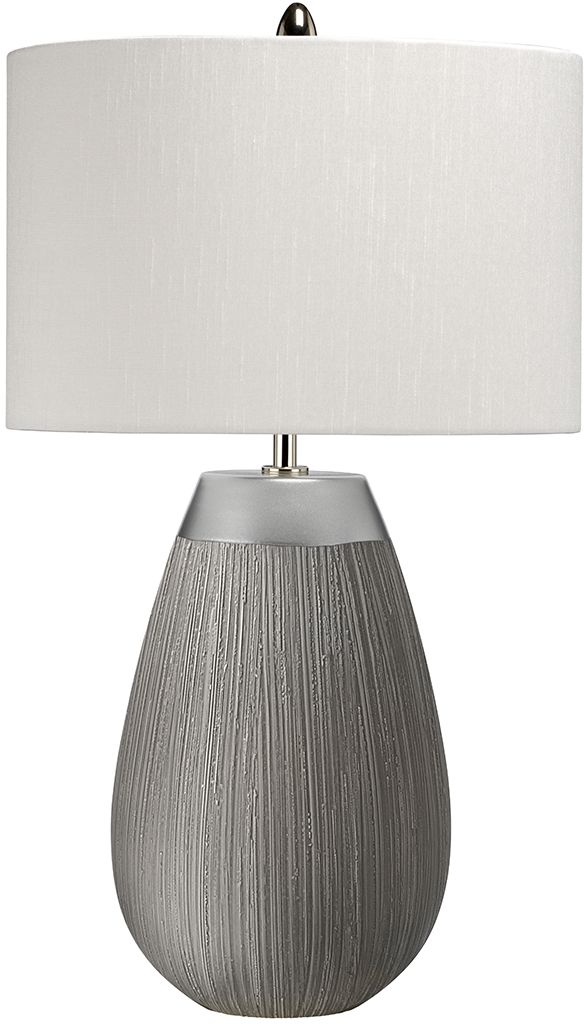 Quintiesse Harrow lámpara de sobremesa 1x60 W gris-plata QN-HARROW-TL