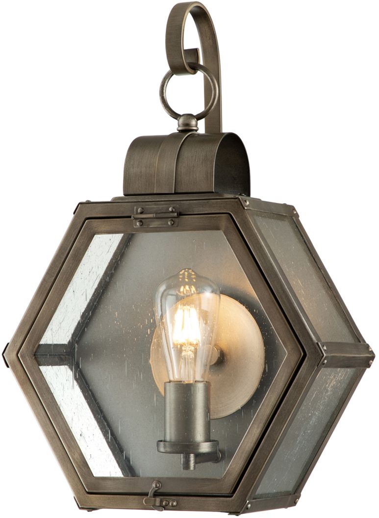 Quintiesse Heath lámpara de pared para exteriores 1x60 W transparente-marrón QN-HEATH-M-BU