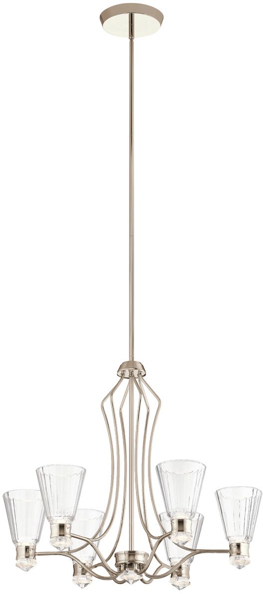 Quintiesse Kayva lámpara colgante x36 W níquel QN-KAYVA13-PN