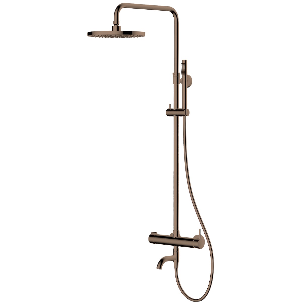 Conjunto conjunto de ducha Oltens Molle 36504610, caño de grifo Oltens Numa 39106610