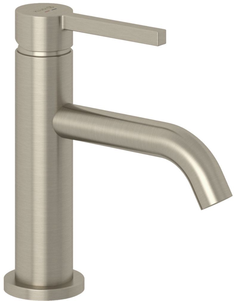 Kludi Nova Fonte grifo para lavabo de pie níquel 20026N515