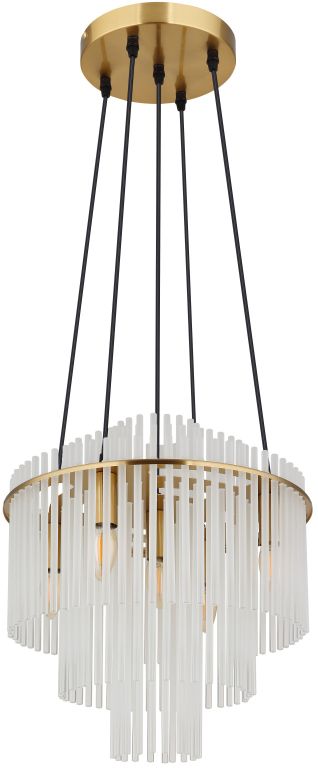 Globo Lighting Gorley lámpara colgante 5x40 W oro 15698H2M