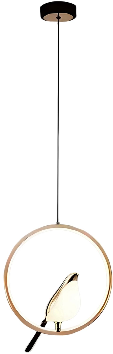 Abigali Bird lámpara colgante 1x18 W oro LWPB-OK