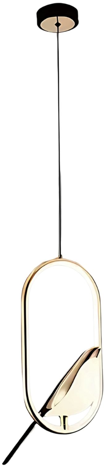 Abigali Bird lámpara colgante 1x18 W oro LWPB-OW