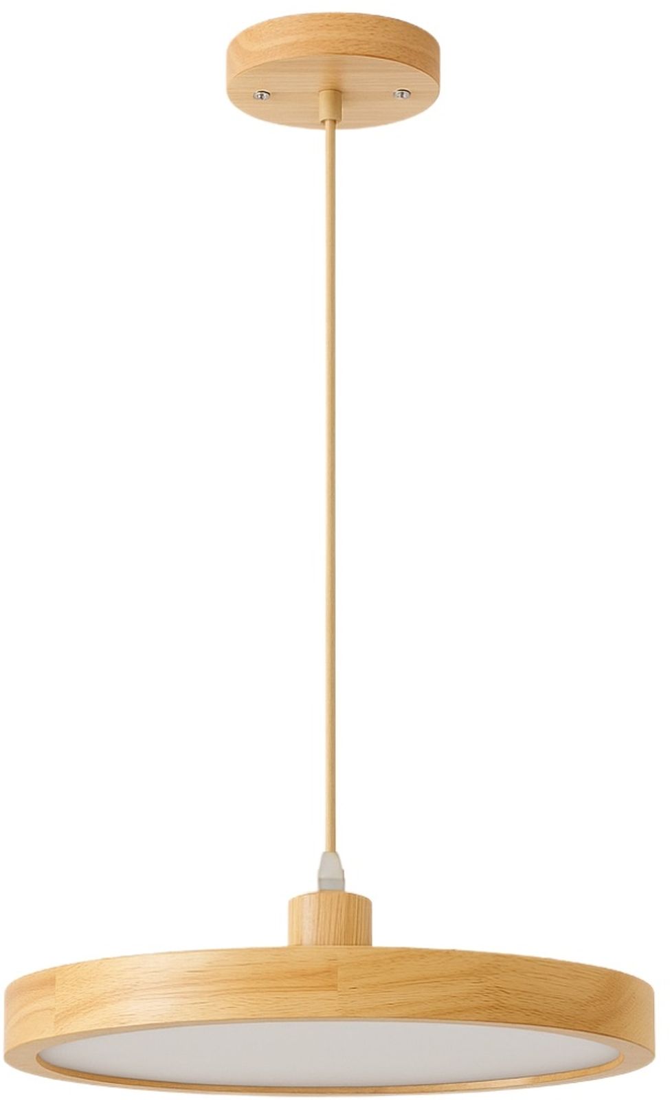 Abigali Woddy lámpara colgante 1x18 W madera LWWOOD