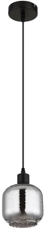 Globo Lighting Xia lámpara colgante 1x25 W negro 15754H