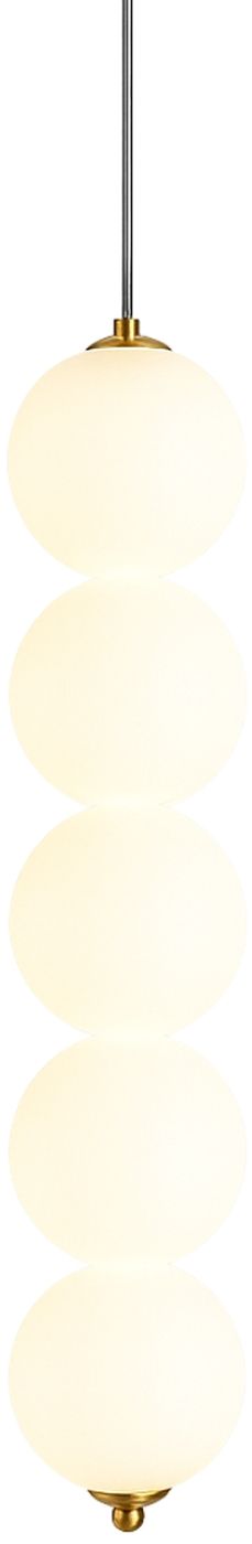 Abigali Pontti5 lámpara colgante 5x15 W oro-leche LWKM5
