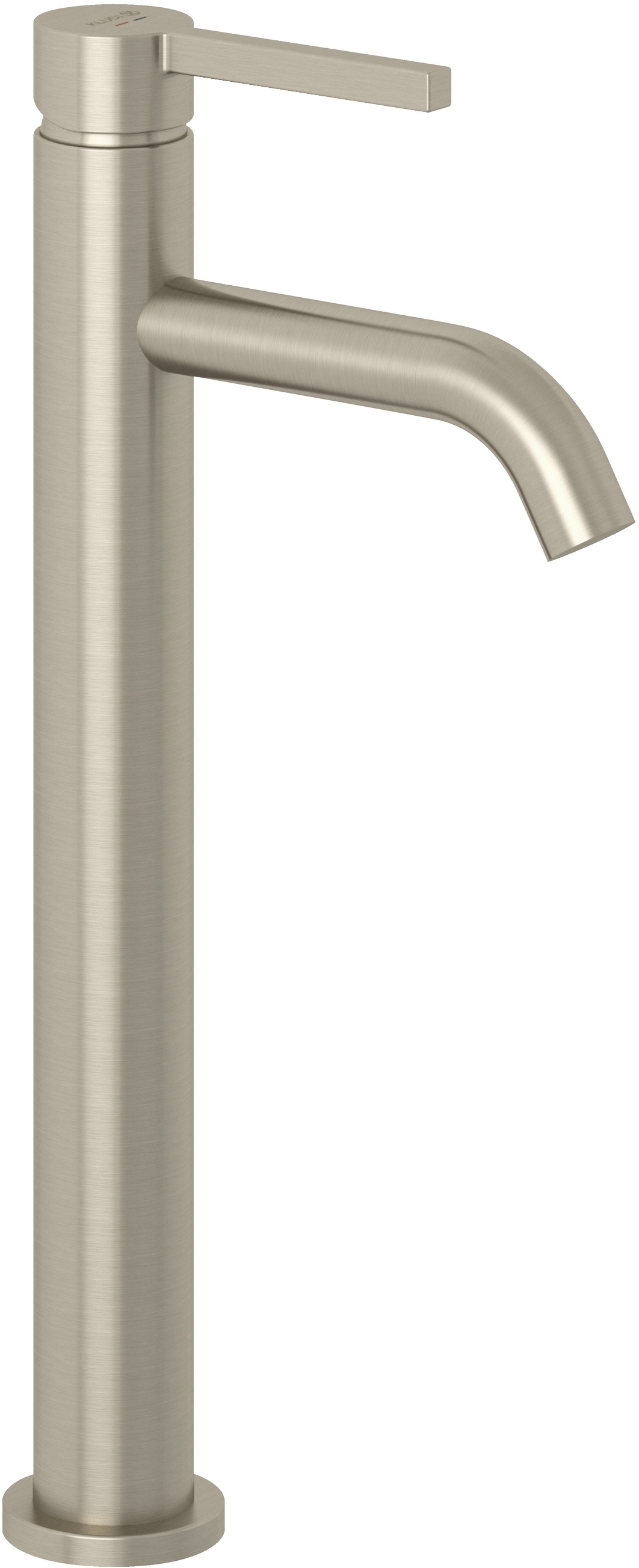 Kludi Nova Fonte Pura grifo para lavabo de pie níquel 20298N515