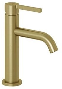 Kludi Nova Fonte Pura grifo para lavabo de pie oro 20266N015