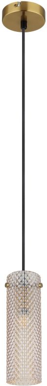 Globo Lighting Karolo lámpara colgante 1x40 W oro-ámbar 15775H