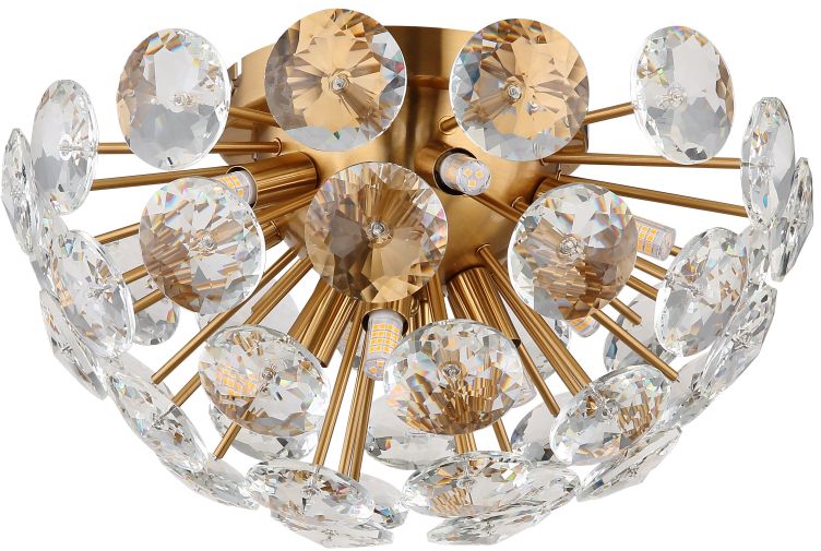 Globo Lighting Virina lámpara de techo x7 W oro 16047D