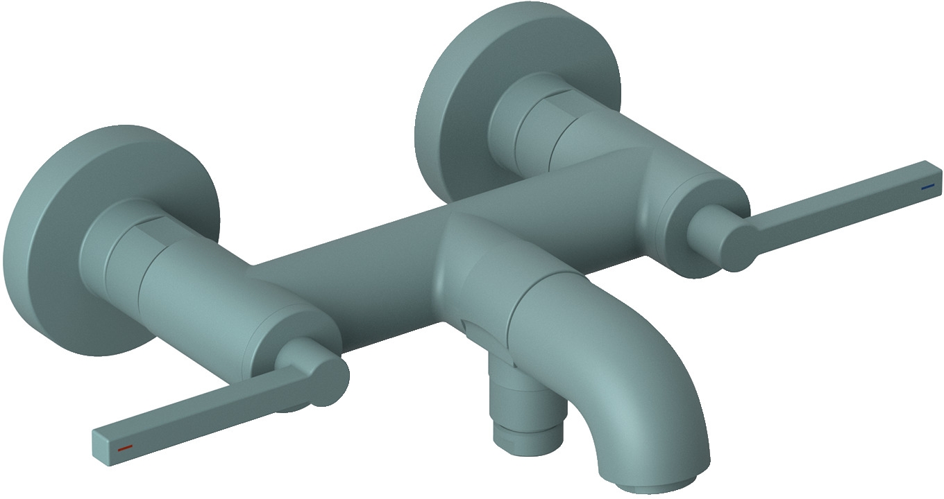 Kludi Nova Fonte Puristic grifo de bañera y ducha a pared || 20540O315