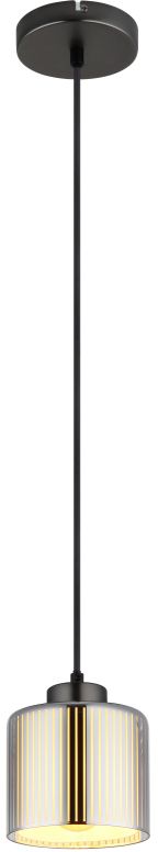 Globo Lighting Felicia lámpara colgante 1x60 W negro-cromo 16056H