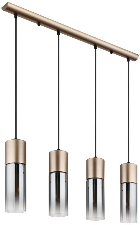 Globo Lighting Annika lámpara colgante 4x25 W humado-oro 21000-4HCA