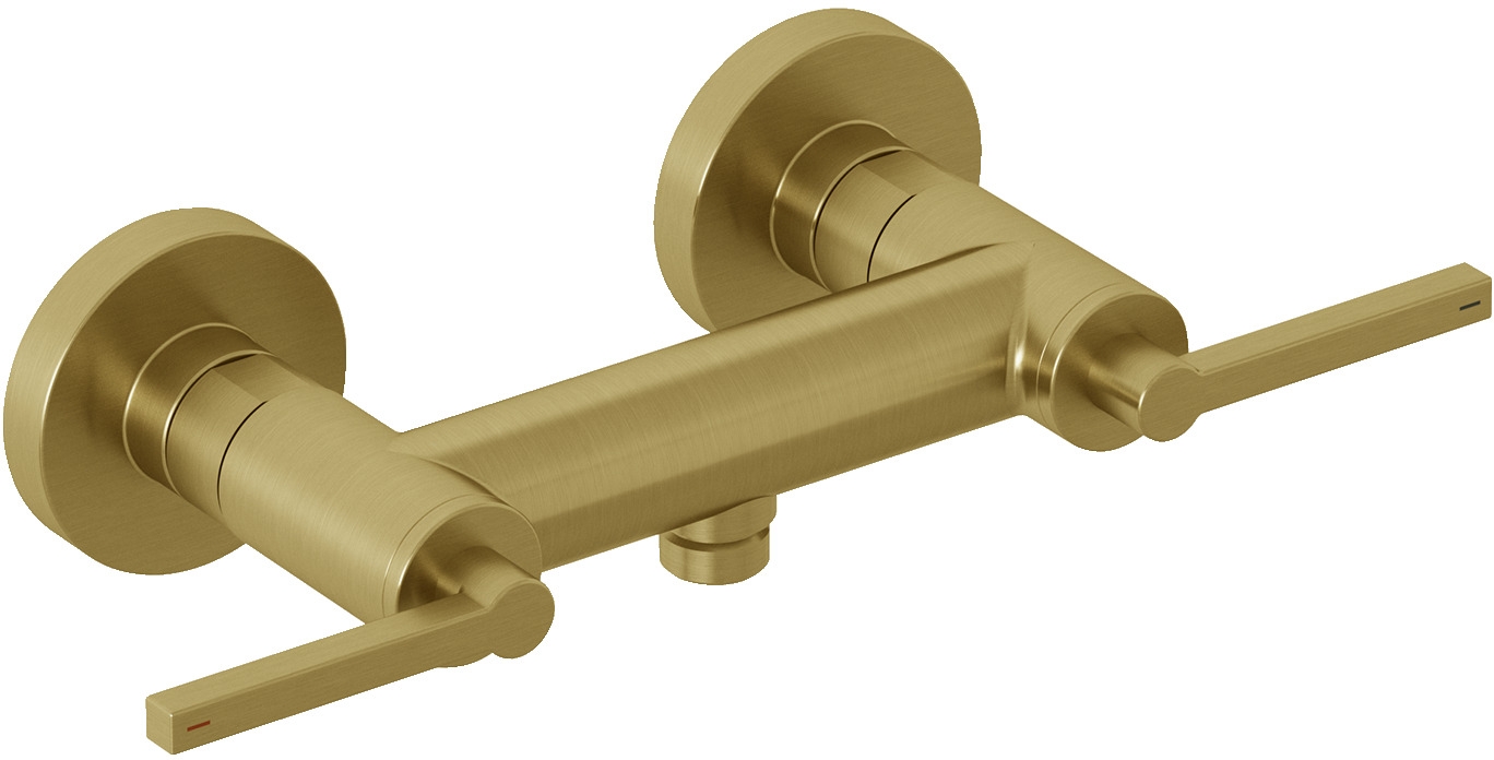 Kludi Nova Fonte Puristic grifo para ducha a pared oro 20710N015