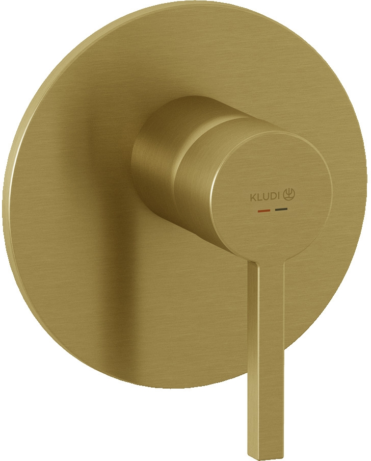 Kludi Nova Fonte Puristic grifo para ducha empotrado oro 20755N015