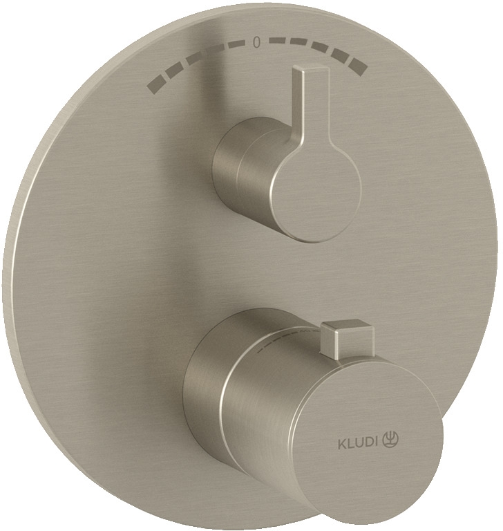 Kludi Nova Fonte Puristic grifo de bañera y ducha empotrado con termostato || 20810N515
