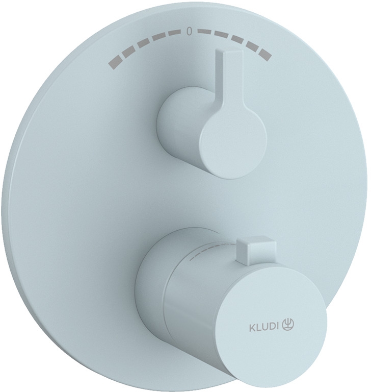 Kludi Nova Fonte Puristic grifo de bañera y ducha empotrado con termostato || 20810O415